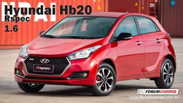 Ficha Tecnica do Hyundai Hb20 R Spec 1.6 16v