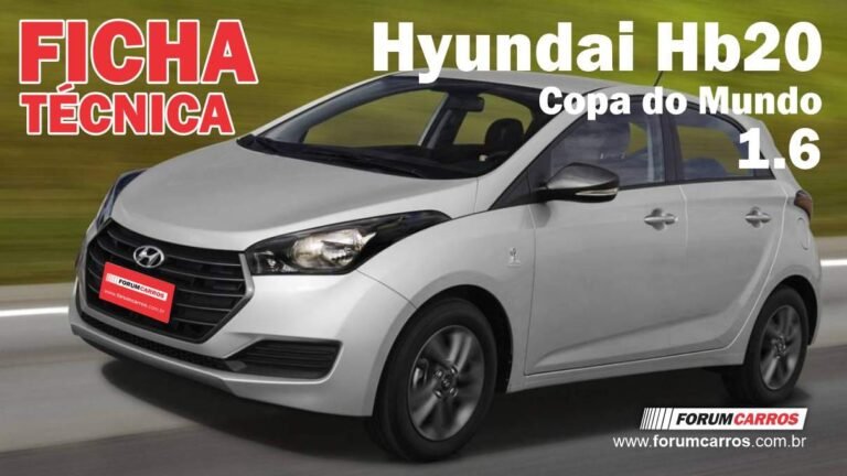 Ficha Tecnica Hyundai Hb20 Copa do Mundo 1.6
