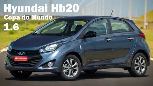 Ficha Tecnica do Hyundai Hb20 Copa do Mundo 1.6