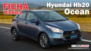Ficha Tecnica do Hyundai Hb20 Ocean 1.6