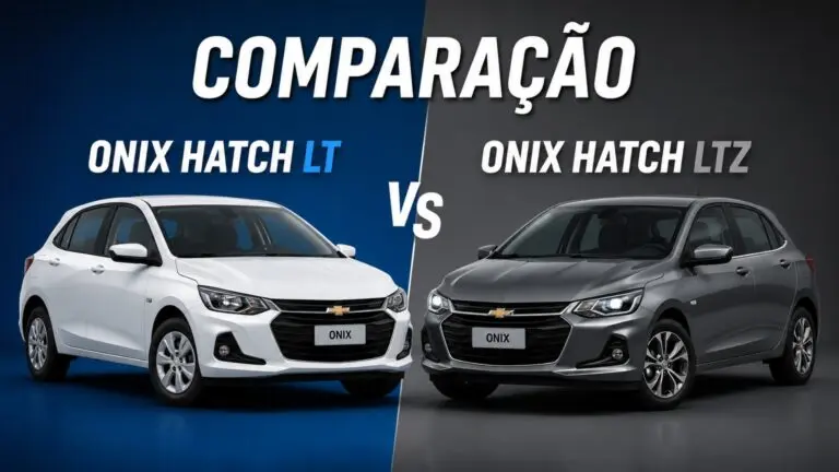 Comparativo onix Hatch LT e LTZ