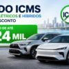 Fim do ICMS pode reduzir preço de carros elétricos e híbridos em até R$ 24 mil para…