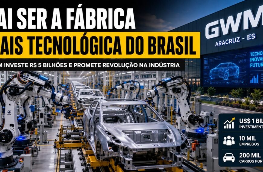 GWM revela megaprojeto bilionário com fábrica mais tecnológica do Brasil