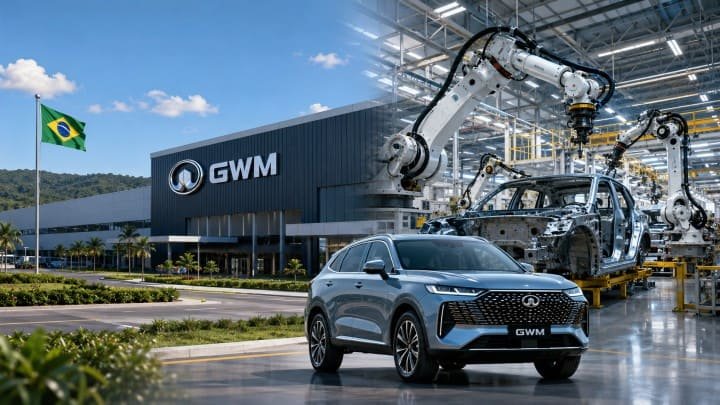 GWM aposta em fábrica de alta tecnologia para revolucionar a produção de veículos no Brasil