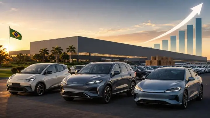 BYD aumenta vendas, bate novo recorde em 2026 superando Fiat e outras montadoras